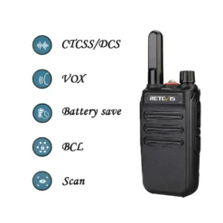 Retevis RB635 Funkgeräte 4 Stück , LED-Taschenlampe PMR446, Lizenzfreie 16 Kanäle, Funkgeräte Set, VOX, Wiederaufladbares USB-Walkie Talkie Für Einzelhandel, Schwarz 7 Retevis RB635 Funkgeräte 4 Stück , LED-Taschenlampe PMR446, Lizenzfreie 16 Kanäle, Funkgeräte Set, VOX, Wiederaufladbares USB-Walkie Talkie Für Einzelhandel, Schwarz -Elektronikpunkt 53b25ea561b835cfd7a9cccaa354e458