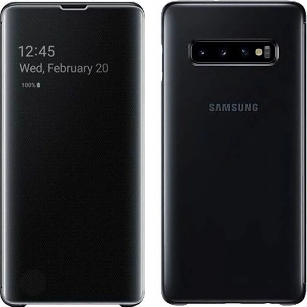 Samsung Clear View Cover Für Galaxy S10+ Schwarz Handyhülle Schutzhülle 8 Samsung Clear View Cover Für Galaxy S10+ Schwarz Handyhülle Schutzhülle – Bild 6