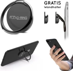 Ring Handy Fingerhalter Handy-Ring 360° Ringhalter Handy Ständer Ring Halterung