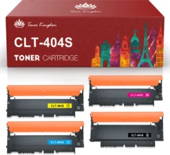 4er Set Toner Kingdom CLT-404S Toner Multipack Kompatibel Für Ersetzt Samsung CLT-P404C Für Samsung Xpress SL C480W C480FW C480 C480FN C430W C430 C430
