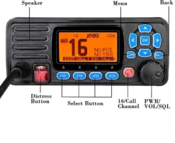 Retevis RA27 Marine Transceiver, VHF Marine Radio, Klasse D DSC, NOAA GPS, 88 Kanäle UKW, Dual/Tri-Watch, Geeignet Für Internationale, Professionelle Marine Transceiver (1 Stück, Schwarz) -Elektronikpunkt 55cf0e34901df5ad69642ea8f8765e26