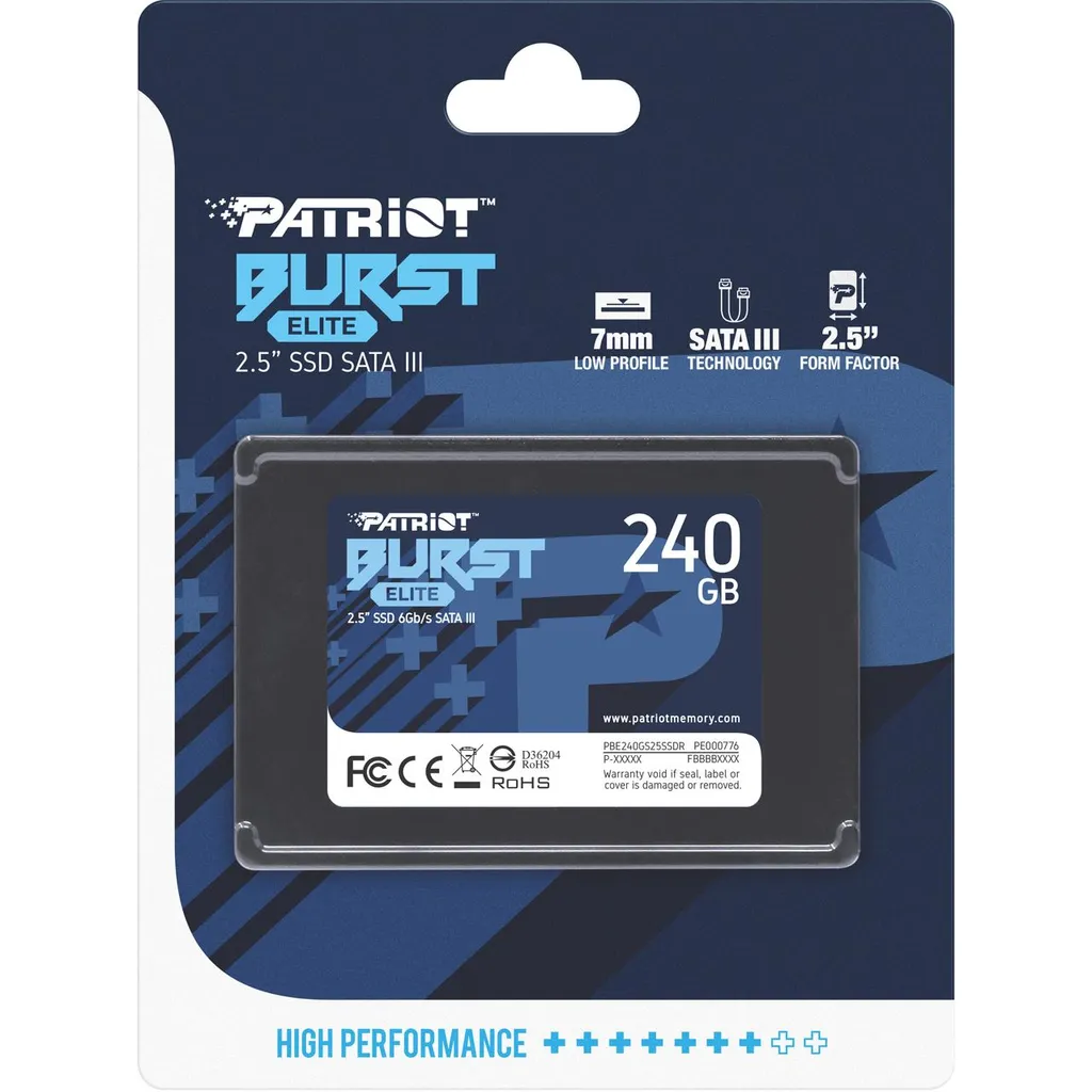 Patriot Elite 240GB 2.5" SATA III SSD Drive 5 Patriot Elite 240GB 2.5" SATA III SSD Drive – Bild 3