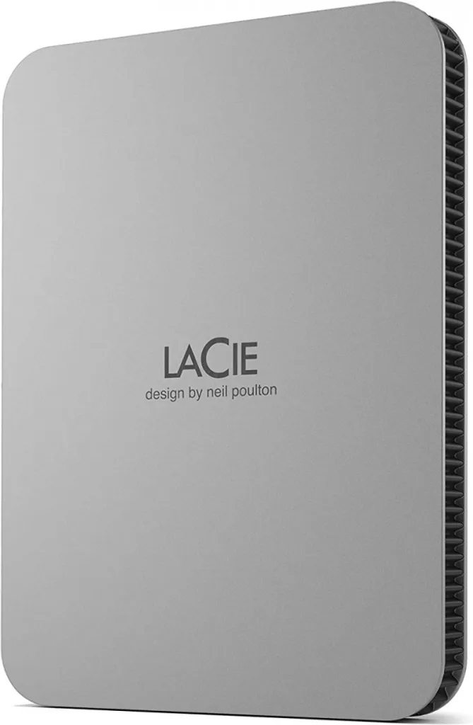 LaCie Mobile Drive 2TB Moon Silver USB 3.2 Type C 10 LaCie Mobile Drive 2TB Moon Silver USB 3.2 Type C – Bild 8