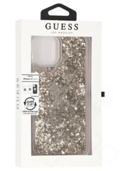 Guess Hardcase Liquid Glitter 4G Gold Für IPhone 12 Pro Max 6,7 Back-Cover Schutz-hülle -Elektronikpunkt 576a15ce49e3273c7c1f436d020e8df1