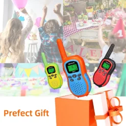 Retevis RA617 Walkie Talkie Kinder 3er, Spielzeug Kinder Für 4-12 Jährige, 16 Kanäle Mit LCD-Taschenlampe VOX, Weihnachtsgeschenk Für Kinder Camping, Wandern ( 3Stück ) -Elektronikpunkt 5791d8636fe7d30c58ce6d43aad9a549