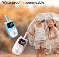 Spielzeug Für Kinder Im Alter Von 3–14 Jahren, Walkie-Talkie Für Jungen Und Mädchen, 22-Kanal-Handfunkgerät Mit Hintergrundbeleuchteter LCD-Taschenlampe, 3 Km Lange Reichweite Für Camping, Wandern, Outdoor-Abenteuer,Blue+Blue -Elektronikpunkt 5876dbdf1b9dfbe1a2d420428177052f