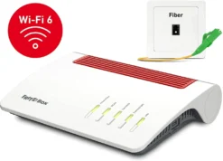 AVM FRITZ!Box 5590 Fiber (Wi-Fi 6 Glasfasermodem (WLAN AX), Bis 2.400 MBit/s (5 GHz) Und 1.200 MBit/s (2,4 GHz) -Elektronikpunkt 588bf06727b090f015fbb01e1e273cb7