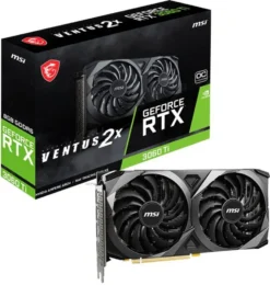 MSI GeForce RTX 3060 TI VENTUS 2X 8G OCV1 LHR - Grafikkarten - GF RTX 3060 Ti - 8 GB