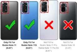 Book Case Für Xiaomi Redmi Note 11 / 11S Hülle Flip Cover Handy Tasche Schutz Hülle Etui -Elektronikpunkt 5ab386bb6759ef8cebde7f3b7ed358be