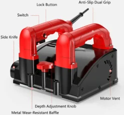 1680W Betonfräse Sanierungsfräse Walzenfräse Betonschleifer Schleifer Putzfräse -Elektronikpunkt 5bfa2aa98cb578f6429c8f4751169aff