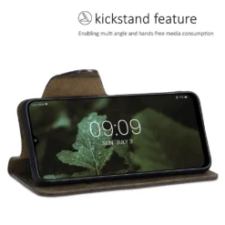 Kalibri Hülle Kompatibel Mit Samsung Galaxy A22 5G - Leder Handyhülle Handy Case Cover - Schutzhülle In Braun -Elektronikpunkt 5cc4d6f15d6b74bc3d38111e6ba7820e