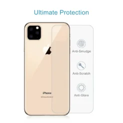 Panzerglas Rückseite IPhone 11 Pro | 9H Härte Anti-Kratzer/Anti-Fingerabdruck-Blasenfreie Rückseite | Schutzglas Transparent -Elektronikpunkt 5cd4a6231d958886e100b6a7c9a1d67b
