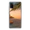 MuchoWow® Handyhülle Schutzhülle Hülle Für Samsung Galaxy A41 Strand - Strandkorb - Sonnenuntergang Silikon Softcase Handy Hülle - Mobiltelefon