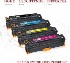 Toner Kingdom Set Kompatibel HP 312X, CF380X / 312A, CF383A Sparset 4 Toner Alle Farben Für HP Color LaserJet Pro MFP M476dn, M476dw, M476nw Drucker -Elektronikpunkt 5e5888308c457e5b59411e6d0c4b7205