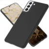 NALIA Extrem Dünnes Hardcase Kompatibel Mit Samsung Galaxy S22 Hülle, 0,3mm Schlank Ultra-Dünn Matt Anti-Fingerabdruck Kratzfest Leicht, Ultra-Slim Cover Schutzhülle Case, Farbe:Schwarz