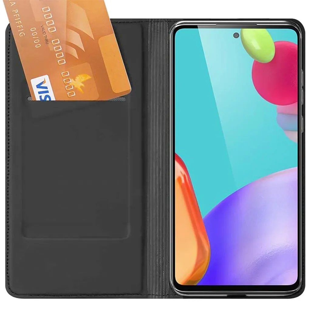 Handy Hülle Samsung Galaxy A52 4G / 5G Book Case Schutzhülle Tasche Slim Flip Cover Etui 6 Handy Hülle Samsung Galaxy A52 4G / 5G Book Case Schutzhülle Tasche Slim Flip Cover Etui – Bild 4