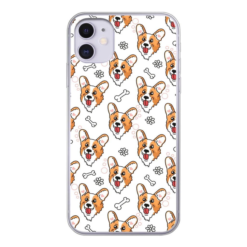 MuchoWow® Handyhülle Schutzhülle Hülle Für IPhone 11 Muster - Hund - Corgi - Jungen - Mädchen - Kinder - Kinder Silikon Softcase Handy Hülle - Handytasche 3 MuchoWow® Handyhülle Schutzhülle Hülle Für IPhone 11 Muster - Hund - Corgi - Jungen - Mädchen - Kinder - Kinder Silikon Softcase Handy Hülle - Handytasche