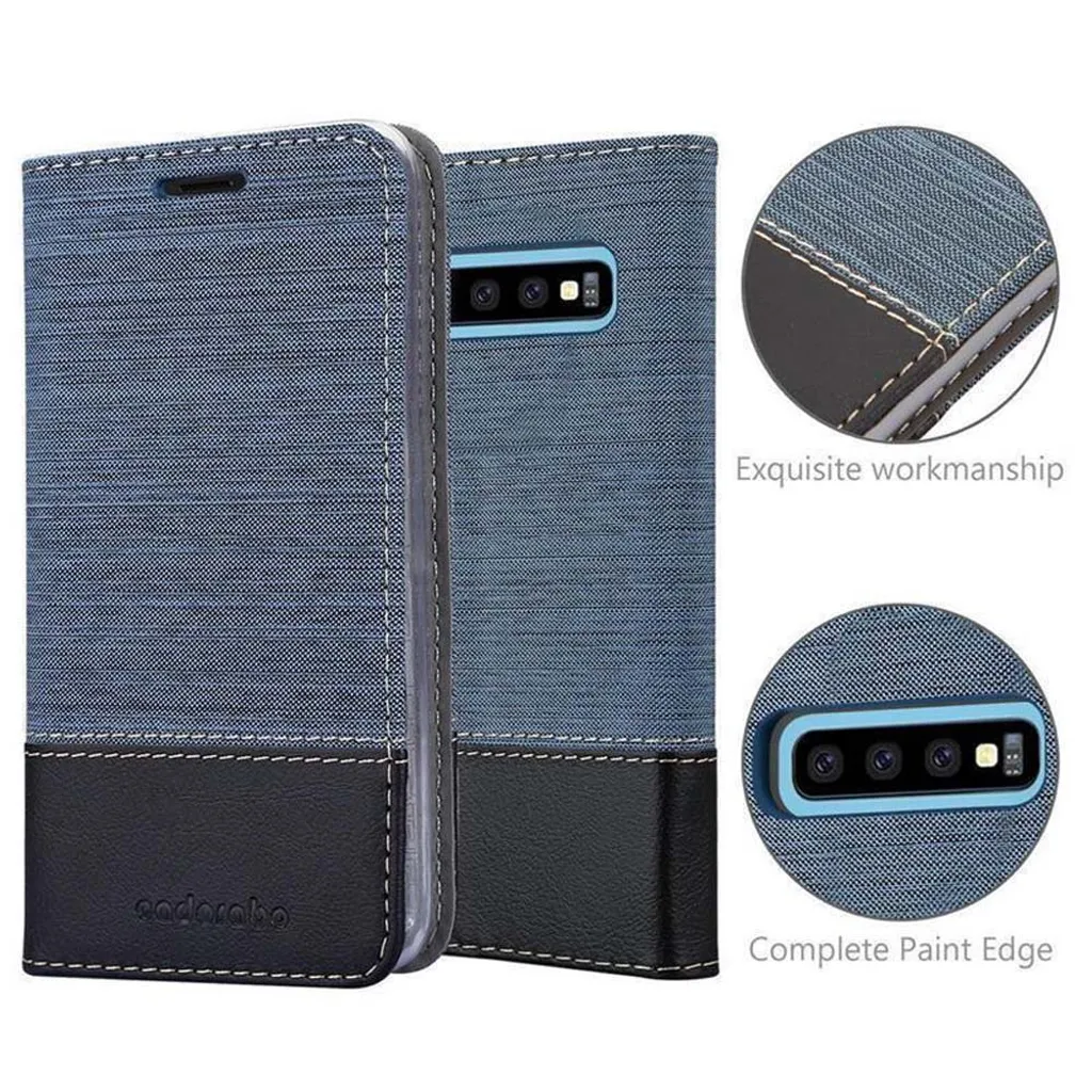 Cadorabo Hülle Für Samsung Galaxy S10 4G Schutzhülle In Blau Handy Hülle Etui Book Case Cover 10 Cadorabo Hülle Für Samsung Galaxy S10 4G Schutzhülle In Blau Handy Hülle Etui Book Case Cover – Bild 8