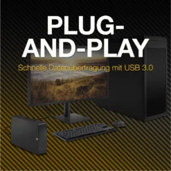 Seagate Technology Expansion Desktop, 6 TB, Externe Festplatte, 3,5", USB 3.0, PC & Notebook, Schwarz, 2 Jahre Rettungsdienste (STKP6000400) -Elektronikpunkt 626d36b8f9eac1cee6dff98d7f9319eb