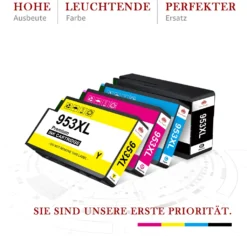 Toner Kingdom 4Pack Druckerpatronen Für HP 953 953XL Kompatibel Mit OfficeJet Pro 7720 7740 8210 8720 8710 7730 8218 8715 8718 8725 8728 8730 8740 12 Toner Kingdom 4Pack Druckerpatronen Für HP 953 953XL Kompatibel Mit OfficeJet Pro 7720 7740 8210 8720 8710 7730 8218 8715 8718 8725 8728 8730 8740 -Elektronikpunkt 63b9fc8d9d6f7f302a66b88106bafe32