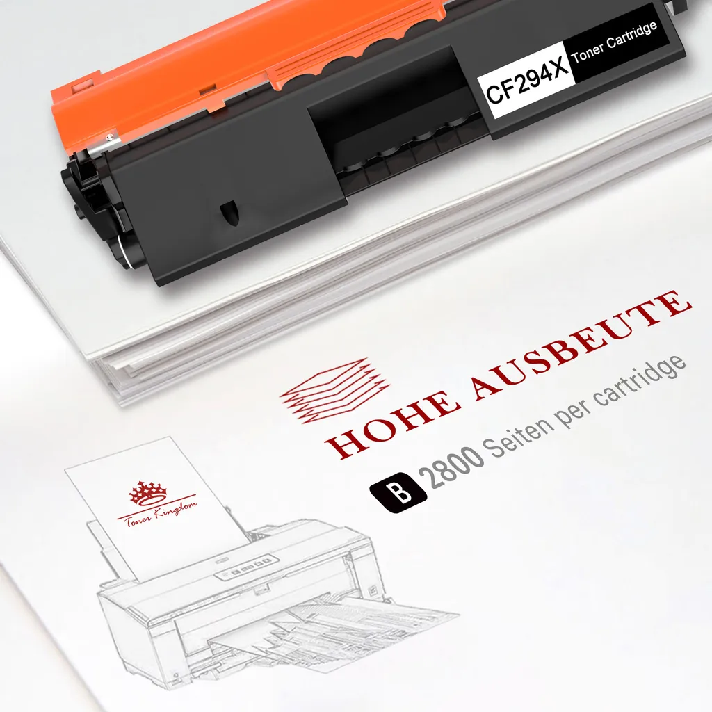 XXL 2er Kompatibel Tonerkartusche Als Ersatz Für HP 94X CF294X 94A CF294X Für Laserjet Pro MFP M148dw M148fdw M148 Laserjet Pro M118dw M118 (2,800*2 Seiten❗) 4 XXL 2er Kompatibel Tonerkartusche Als Ersatz Für HP 94X CF294X 94A CF294X Für Laserjet Pro MFP M148dw M148fdw M148 Laserjet Pro M118dw M118 (2,800*2 Seiten❗) – Bild 2