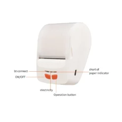 Bisofice Bondrucker Tragbarer 58 Mm Mobiler Thermodrucker Wireless BT Mini-Rechnungskartendruck Kompatibel Mit Android IOS Windows Mit 6 Thermopapierrollen Fue R Restaurant, Supermarkt, Einzelhandel, Bekleidung, Bue Ro, Kleinunternehmen -Elektronikpunkt 6526da45f0c613eaf68017f9d66506fe