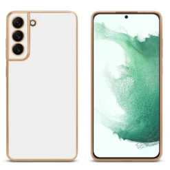 Cadorabo Schutzhülle Für Samsung Galaxy S22 Hülle In Weiß Handyhülle TPU Silikon Kameraschutz Etui Case -Elektronikpunkt 65adc571488dac82f2704907af5a8340