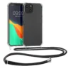 Kwmobile Necklace Case Kompatibel Mit Apple IPhone 14 - Hülle Silikon Mit Handykette - Band Handyhülle Transparent Schwarz -Elektronikpunkt 65dd2a6d0bf3da0511eccca696bde794