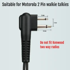 Retevis R111 Funkgerät Headset 2 Pin G Form Ohrhörer Einstellbare Lautstärke Kopfhörer Kompatibel Mit Minland G15/G18 Motorola DP1400 CP040 GP2000 HYT TC-500 TC-600 Walkie Talkies (1 STK.) -Elektronikpunkt 66cb5c99112bbeef08d7d53e1740a982