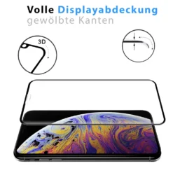 Full Screen Panzerglas Für Apple IPhone 11 Pro / X / XS Schutzfolie Glas Folie Vollbild Panzerfolie -Elektronikpunkt 6737fb85ce98d6814a87a476e8573027