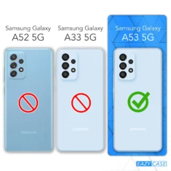 EAZY CASE Silikon Handyhülle Kompatibel Mit Samsung Galaxy A53 5G, Silikonhülle Mit Kameraschutz, Silikonhülle, Schutzhülle, Bumper, Handy Case, Softcase, Flieder, Violett -Elektronikpunkt 6876df04ddf01c4dc1b54fa2fdc6ab36