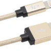 Lightning Auf USB Datenkabel Ladekabel Mit Apple MFI Zertifikat Für Iphone,1 Meter, Gold -Elektronikpunkt 69c5c38692f93da9dad56aa76efb1dd5