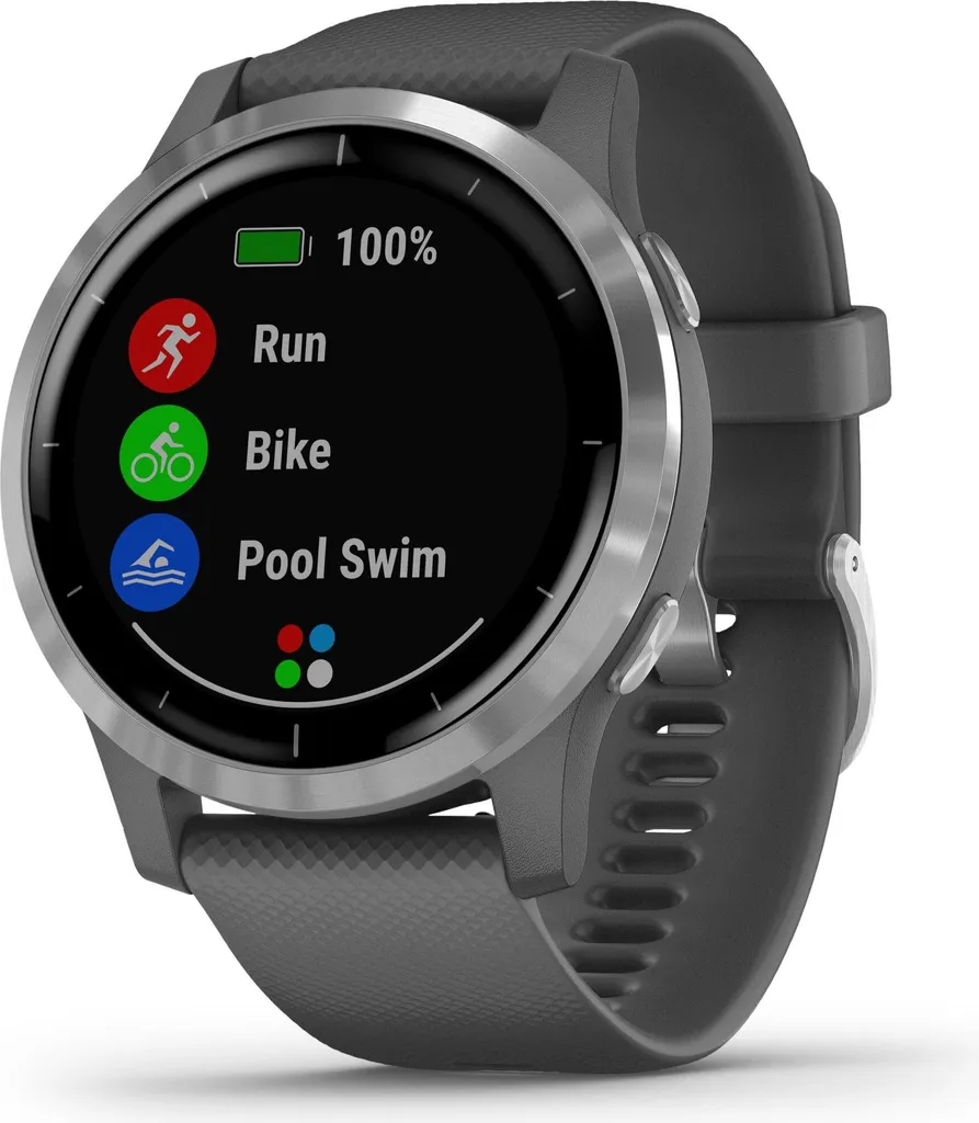 Garmin Vivoactive 4 Dunkelgrau/Silber 4 Garmin Vivoactive 4 Dunkelgrau/Silber – Bild 2