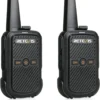 Retevis RT15 Mini Walkie Talkie, VOX-Scan, 16CH 50 CTCSS / 208 DCS, Wiederaufladbares Funkgeräte Mit Lautem Sound Und Programmierkabel, Tragbares Walkie Talkie Für Familien(Schwarz, 1 Paar) -Elektronikpunkt 6b741e8fff6e3e7c9d15720c5195e78a