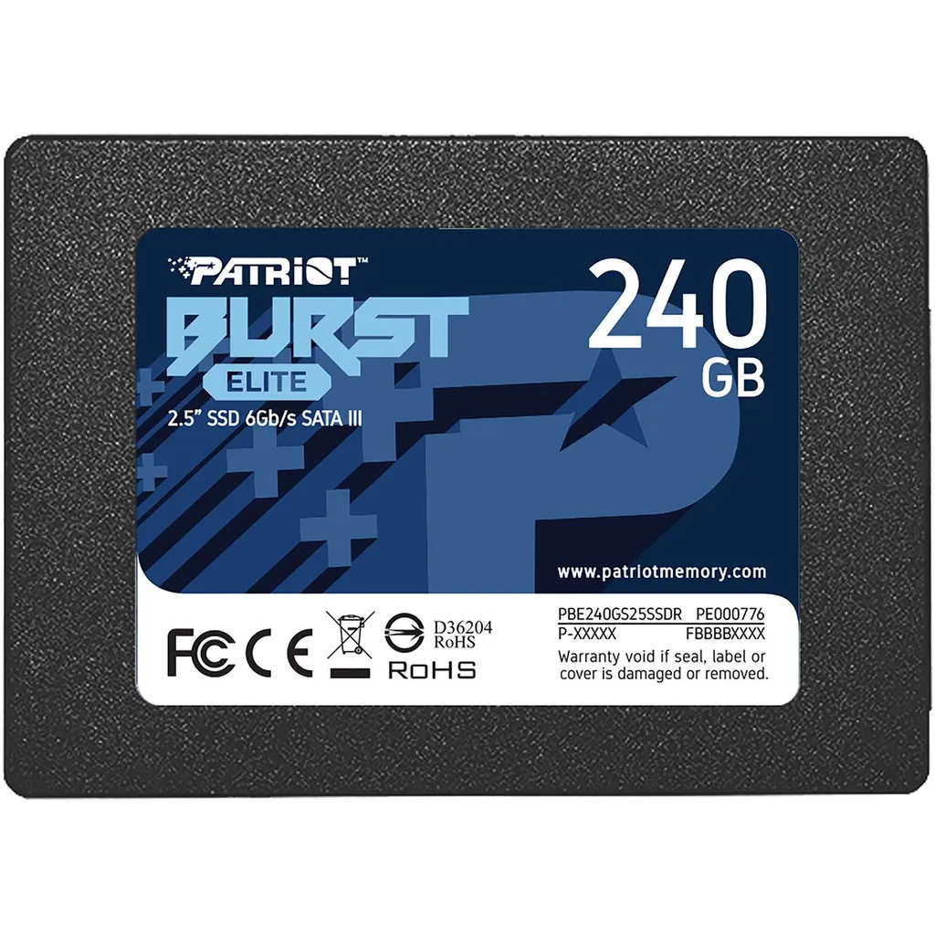 Patriot Elite 240GB 2.5" SATA III SSD Drive 3 Patriot Elite 240GB 2.5" SATA III SSD Drive