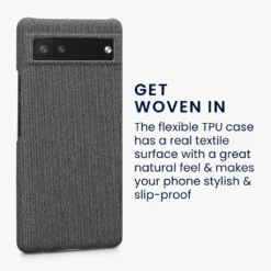 Kwmobile Schutzhülle Kompatibel Mit Google Pixel 6a - Hülle Stoff - Case Handy - Backcover Cover Grau 8 Kwmobile Schutzhülle Kompatibel Mit Google Pixel 6a - Hülle Stoff - Case Handy - Backcover Cover Grau -Elektronikpunkt 6bc904317589fa5a0e308b00dd24390c