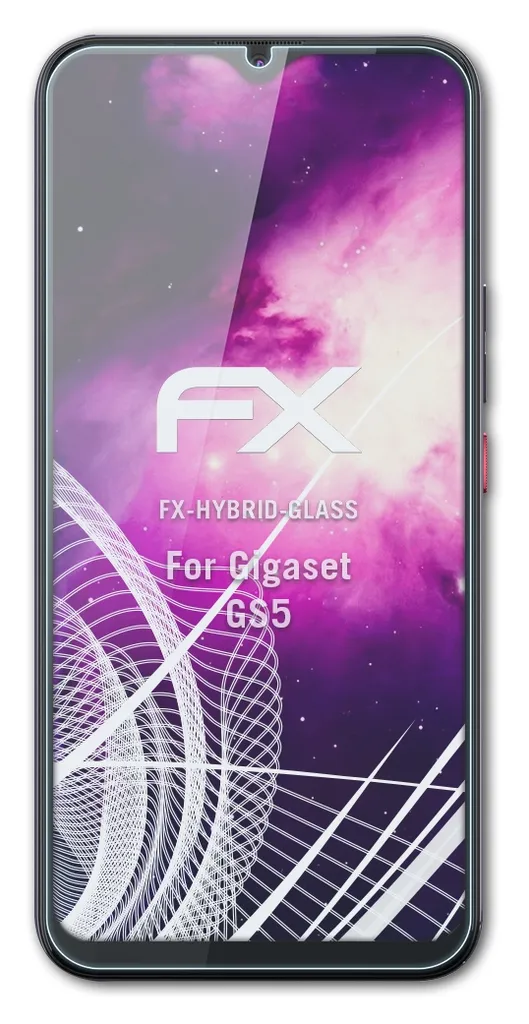 AtFoliX FX-Hybrid-Glass Panzerfolie Kompatibel Mit Gigaset GS5 Glasfolie 5 AtFoliX FX-Hybrid-Glass Panzerfolie Kompatibel Mit Gigaset GS5 Glasfolie – Bild 3