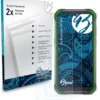 Bruni Basics-Clear 2x Schutzfolie Kompatibel Mit Blackview BV7200 Folie