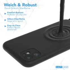 EAZY CASE Premium Silikon Handykette Kompatibel Mit Apple IPhone 11 Handyhülle Mit Umhängeband, Handykordel Mit Schutzhülle, Silikonhülle, Hülle Mit Band, Kette Für Smartphone, Schwarz 13 EAZY CASE Premium Silikon Handykette Kompatibel Mit Apple IPhone 11 Handyhülle Mit Umhängeband, Handykordel Mit Schutzhülle, Silikonhülle, Hülle Mit Band, Kette Für Smartphone, Schwarz -Elektronikpunkt 6fe1fb33f8580db206a85fcc5e1df985