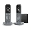 Gigaset CL390A Duo, DECT-Telefon, Kabelloses Mobilteil, Freisprecheinrichtung, 150 Eintragungen, Anrufer-Identifikation, Grau -Elektronikpunkt 700c652fa0fe55ee594a8b0afe89038a