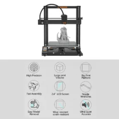 KINGROON KP5L 3D-Drucker FDM 300 X 300 X 330 Mm Druckgröße Titan-Extruder Doppel-Z-Aixs-Gewindespindel Mit Glasplattform Für 1,75 Mm Filament PLA/TPU/Holz -Elektronikpunkt 7043eda54e65e94da978f71b4fba1bd7