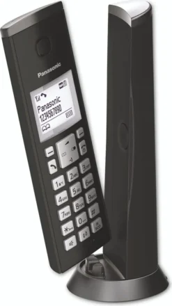 Panasonic KX-TGK220 DECT-Telefon Schwarz Anrufer-Identifikation - Plug-Type C (EU) -Elektronikpunkt 7058807c463c046e46ab02db9af7ad23