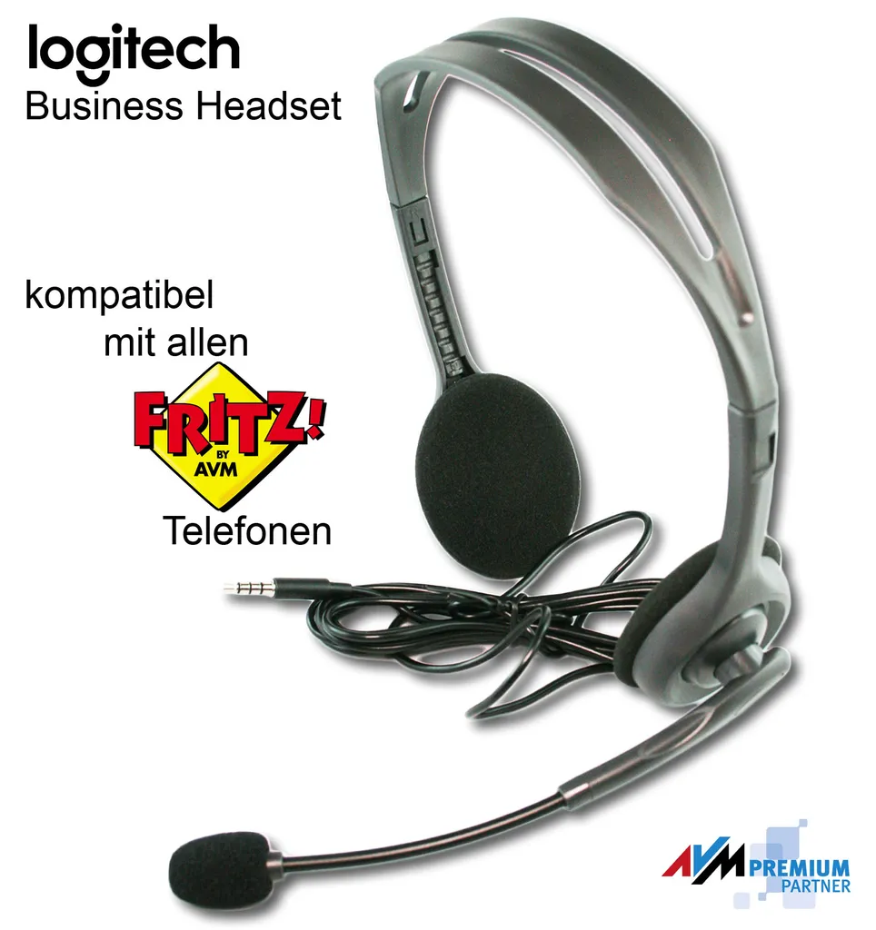 Logitech Headset & Gürtelclip Bundle Für AVM Fritz!Fon C6 Weiß 8 Logitech Headset & Gürtelclip Bundle Für AVM Fritz!Fon C6 Weiß – Bild 6