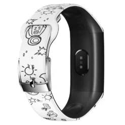 HOAIYO Smartwatch V101-C Smartwatch (0.96 Zoll), Fitness Tracker Für Kinder Teenager, Mit Schrittzähler Pulsuhr Kalorienzähler Und Schlafmonitor, IP68 Wasserdicht Aktivitätstracker,2*Wechselarmband -Elektronikpunkt 715d2d4351dfd33600b5bae4d1c7cf5f