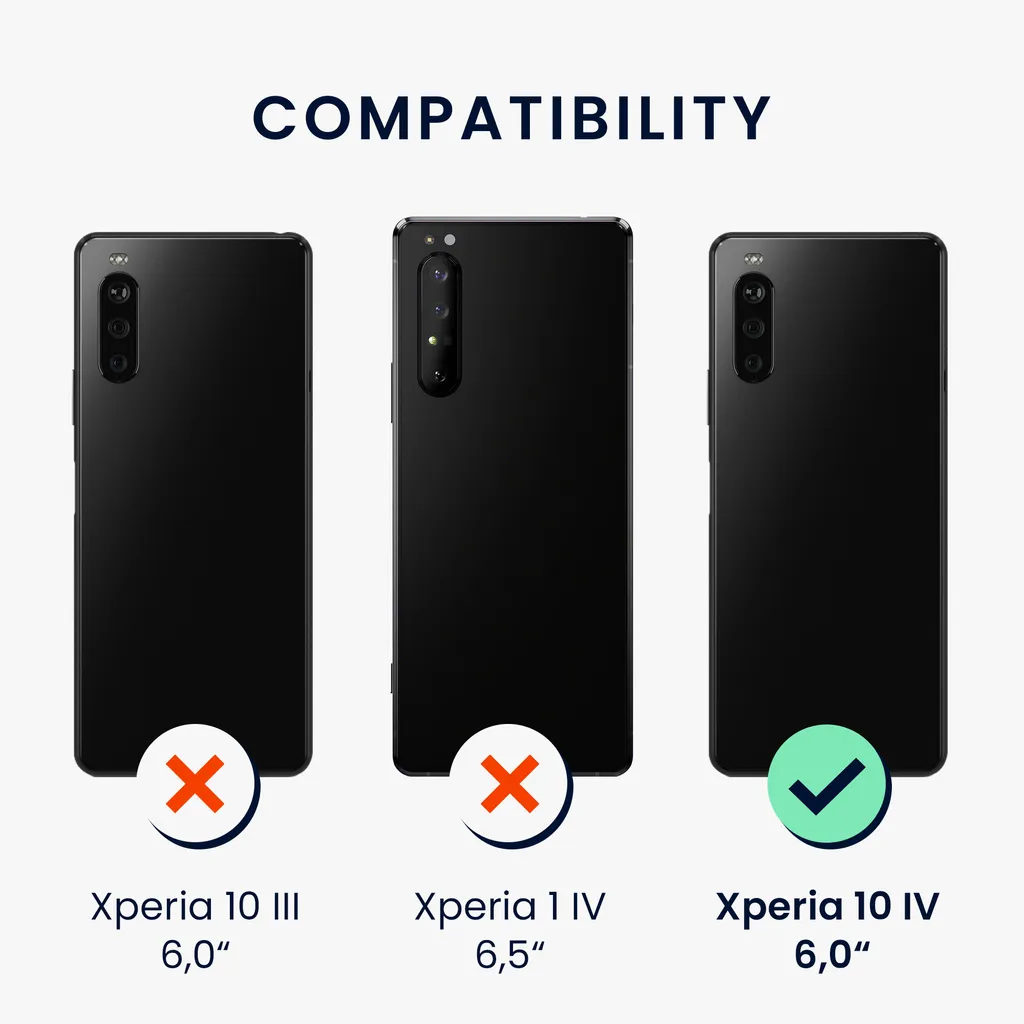 Kwmobile 6x Schutzfolie Kompatibel Mit Sony Xperia 10 IV - Folie Klar - Displayschutzfolie Displayschutz Transparent Displayfolie 5 Kwmobile 6x Schutzfolie Kompatibel Mit Sony Xperia 10 IV - Folie Klar - Displayschutzfolie Displayschutz Transparent Displayfolie – Bild 3