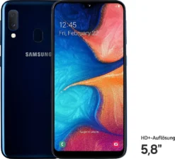 Samsung Galaxy A20e 14,7cm (5,8 Zoll), 3GB RAM, 32GB Speicher, Farbe; Blau -Elektronikpunkt 7314dbbe0a991f0d976742d66f3a5d35