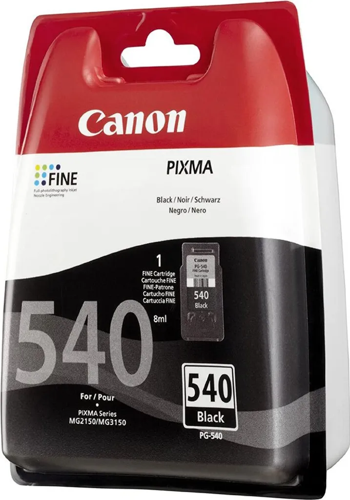 Canon® Canon PG-540 Tintenpatrone , Schwarz, PIXMA MG3150, MG3250, MG3510, MG3550, MG3650, MG4250, MX395, MX455, MX475, MX525, MX535 6 Canon® Canon PG-540 Tintenpatrone , Schwarz, PIXMA MG3150, MG3250, MG3510, MG3550, MG3650, MG4250, MX395, MX455, MX475, MX525, MX535 – Bild 4