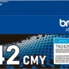 Brother TN242CMY Value Pack - 3er-Pack - Gelb, Cyan, Magenta - Original - Tonerpatrone
