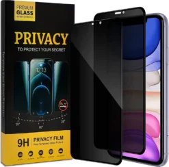 Privacy Schutzfolie Für IPhone XR Glas Sichtschutz Anti-Spy Glasfolie 2 Stück
