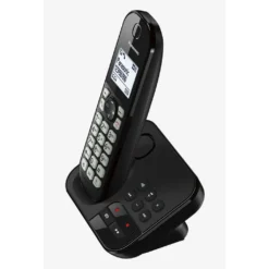 PANASONIC KX-TGC 460GB Schwarz Schnurloses Telefon Anrufbeantworter Wecker -Elektronikpunkt 750f5711fb054ee03fa387bc08518008